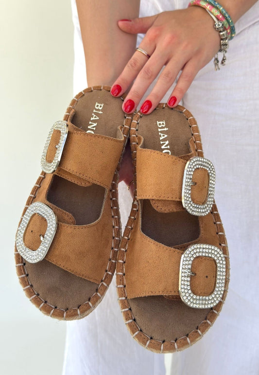 Hertas Vizon Nubuk Tokalı Terlik